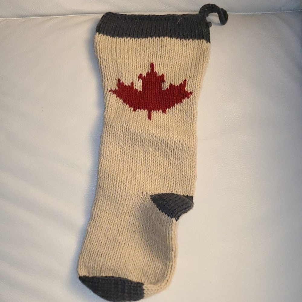 Christmas stocking- Canadiana